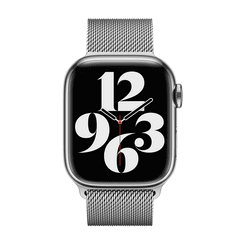 4 thumbnail image for Narukvica za Apple Watch Milanese Loop 42/44/45/49mm, Srebrna boja