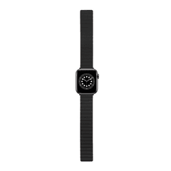 2 thumbnail image for Silikonska narukvica za Apple Watch sa magnetom 42/44/45mm crno-žuta