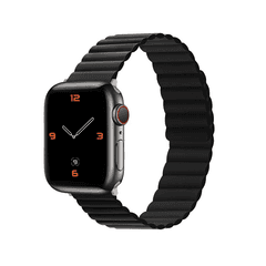 1 thumbnail image for Silikonska narukvica za Apple Watch sa magnetom 42/44/45mm crno-žuta