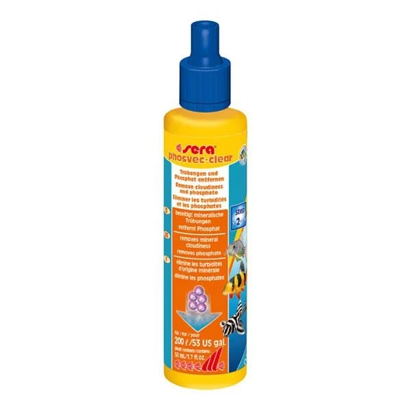 SERA Tretman za uklanjanje fosfata u akvarijumima Phosvec Clear, 50ml