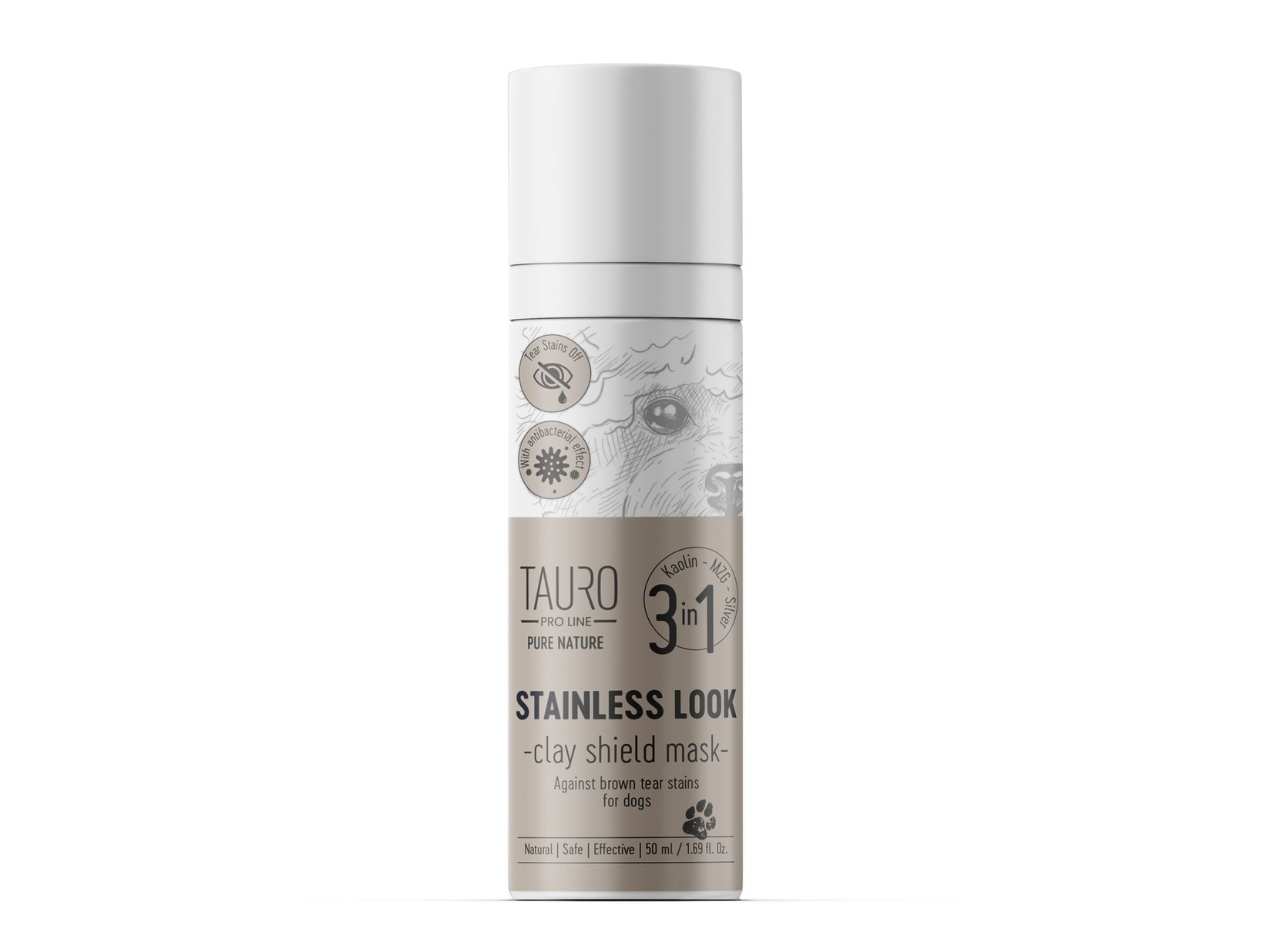 TAURO PRO LINE Maska za dlaku pasa Stainless Look 3in1, 50ml