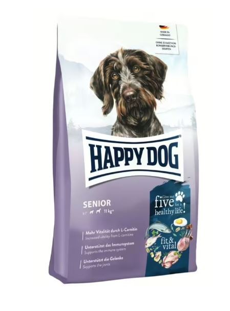 HAPPY DOG Fit&Vital Senior Hrana namenjena starijim psima svih rasa, 12kg