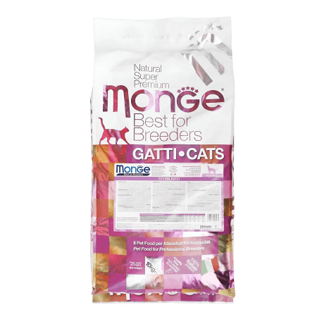 MONGE Suva hrana za mačke Best For Breeders Sterilised Cat, Piletina, 10kg
