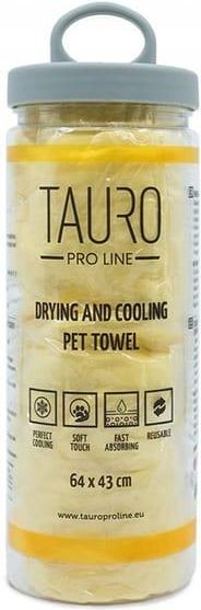 TAURO PRO LINE Peškir za ljubimce Drying & Cooling, 64x43cm, Žuti