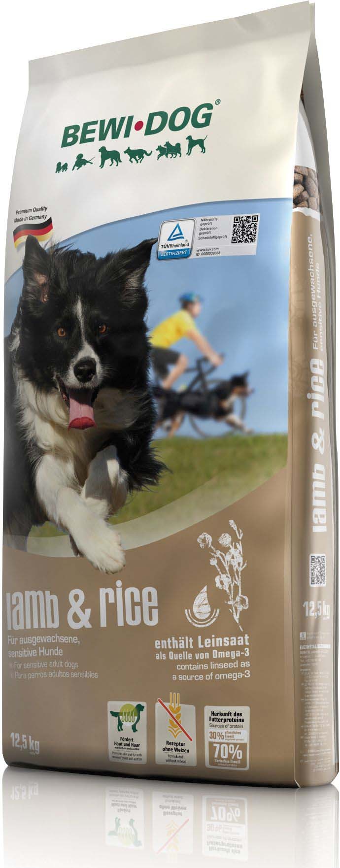 BEWI DOG Suva hrana za pse, Jagnjetina, 12.5kg