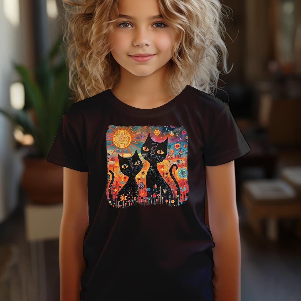 Camiseta Majica sa štampanim printom Cam 304, Dečija, Čokolada