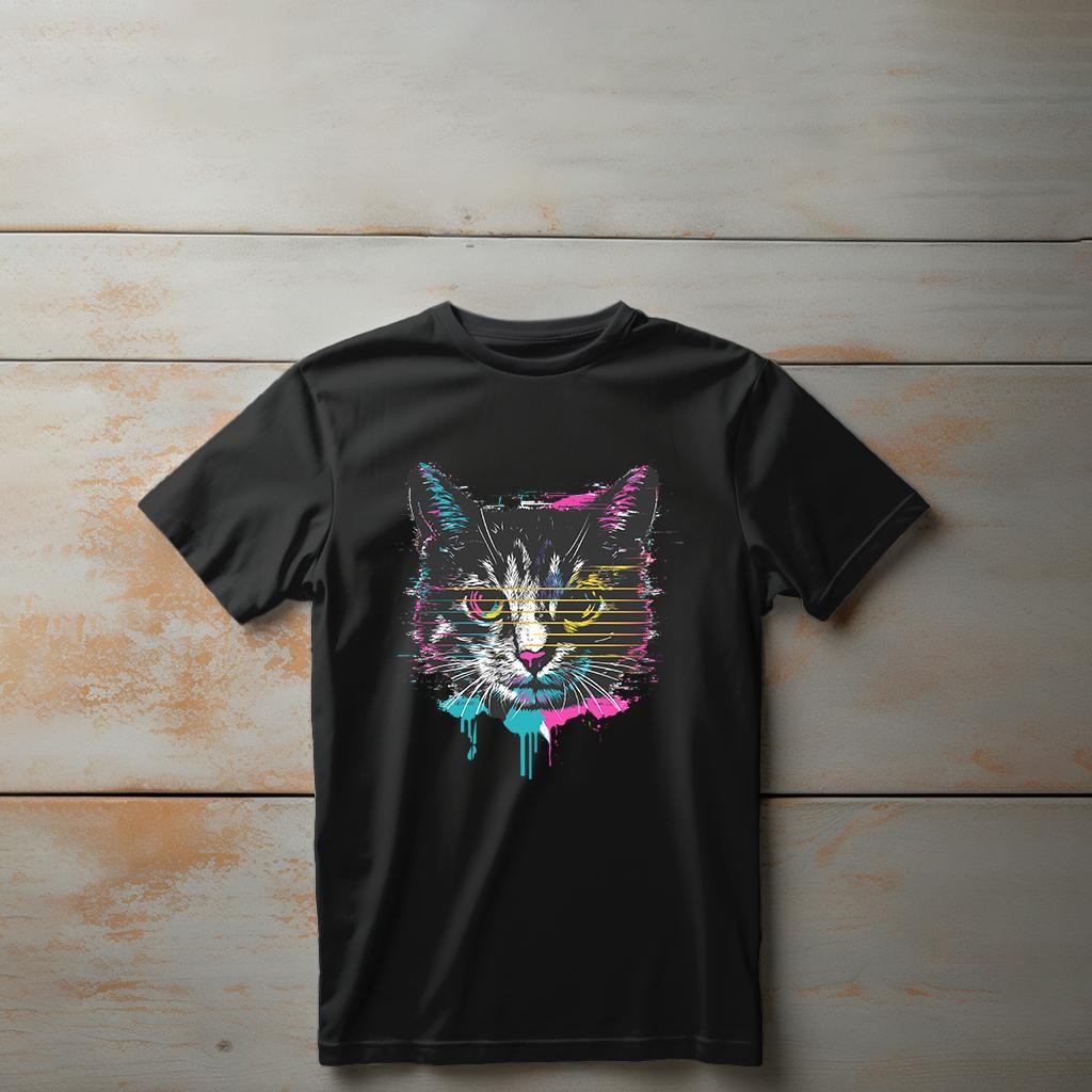 Camiseta Majica sa štampanim printom Cam 289, Dečija, Crna