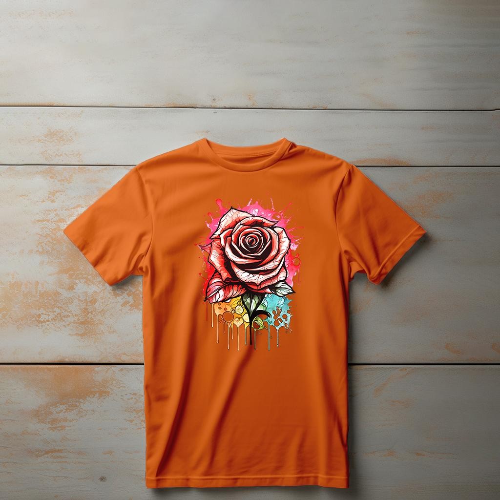 Camiseta Majica sa štampanim printom Cam 392, Dečija, Narandžasta