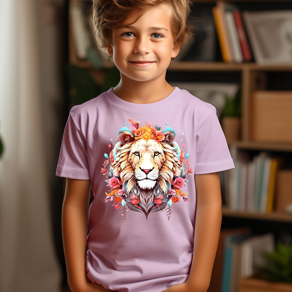 Camiseta Majica sa štampanim printom Cam 403, Dečija, Svetlo roze