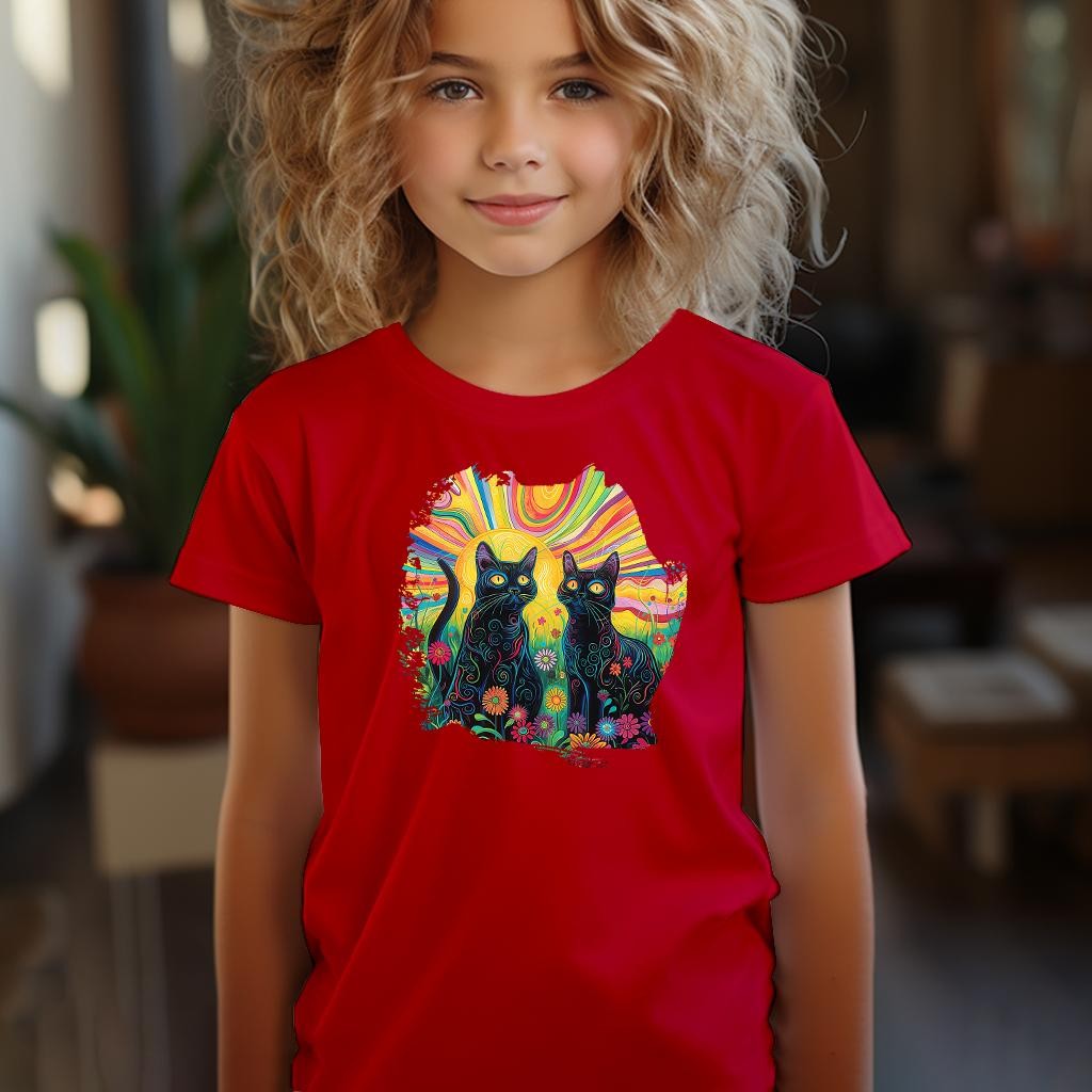 Camiseta Majica sa štampanim printom Cam 306, Dečija, Crvena