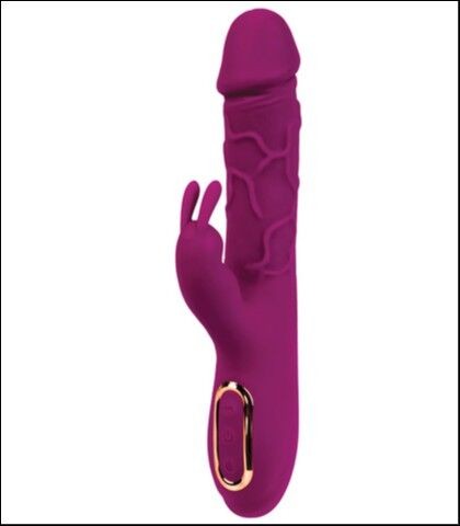 Fantasy Toys Vibrator sa zagrevanjem Helios, 22.5cm, Magenta