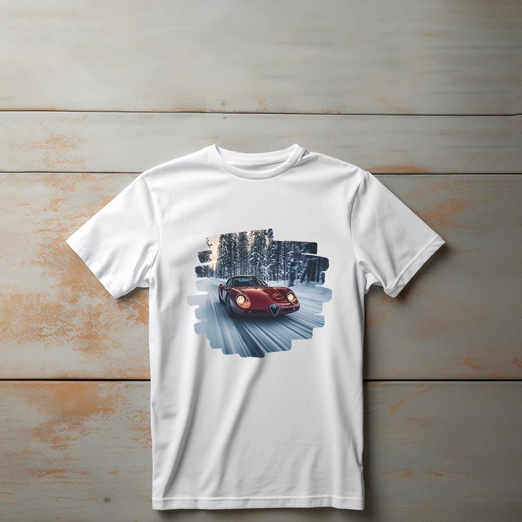 Camiseta Majica sa štampanim printom Cam 847, Dečija, Bela