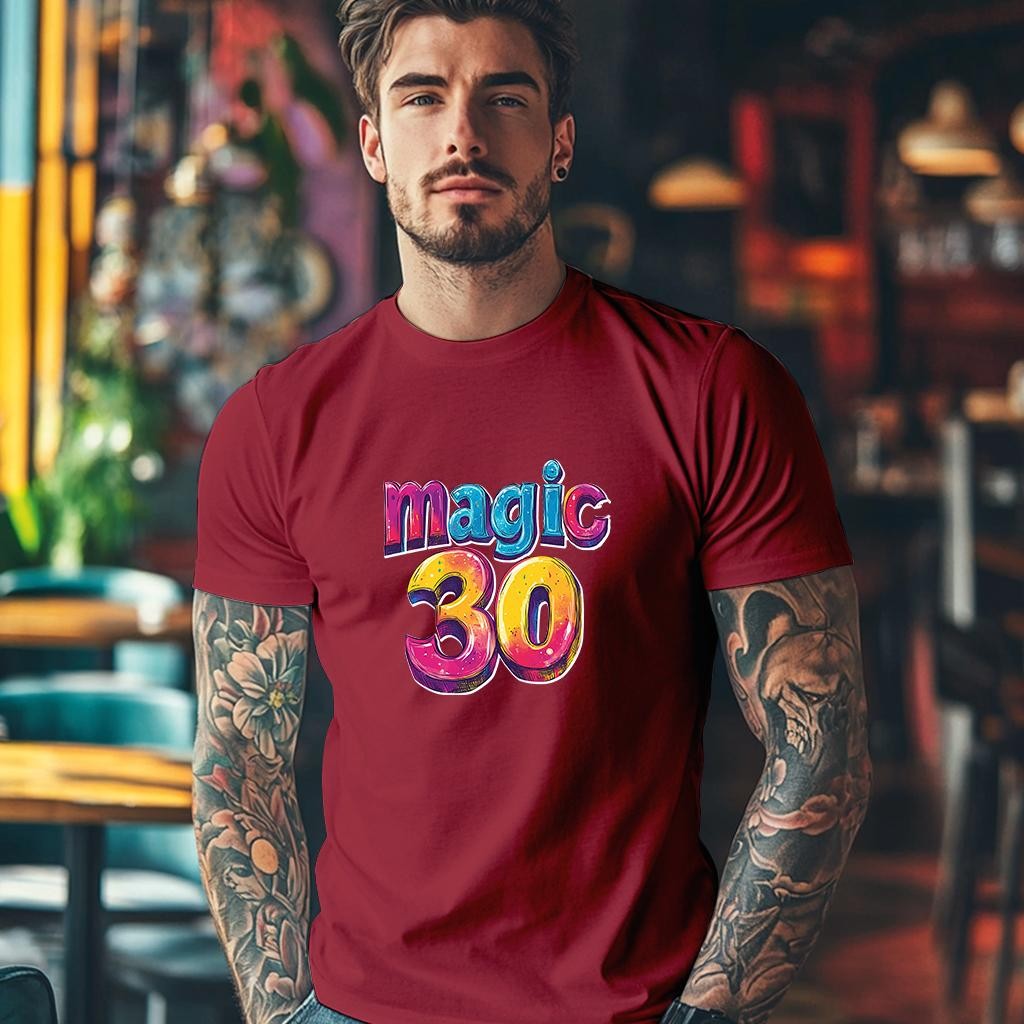 Camiseta Majica sa štampanim printom Cam 900, Muška, Višnja
