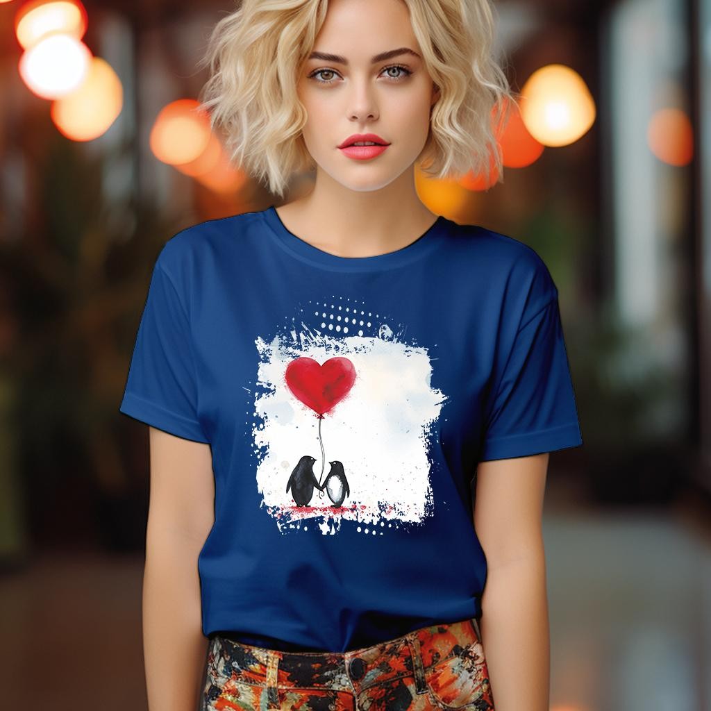 Camiseta Majica sa štampanim printom Cam 879, Ženska, Borovnica