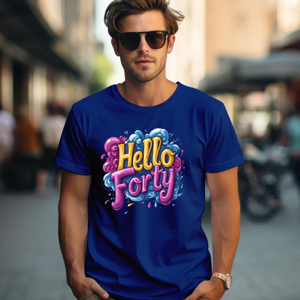 Camiseta Majica sa štampanim printom Cam 903, Muška, Indigo