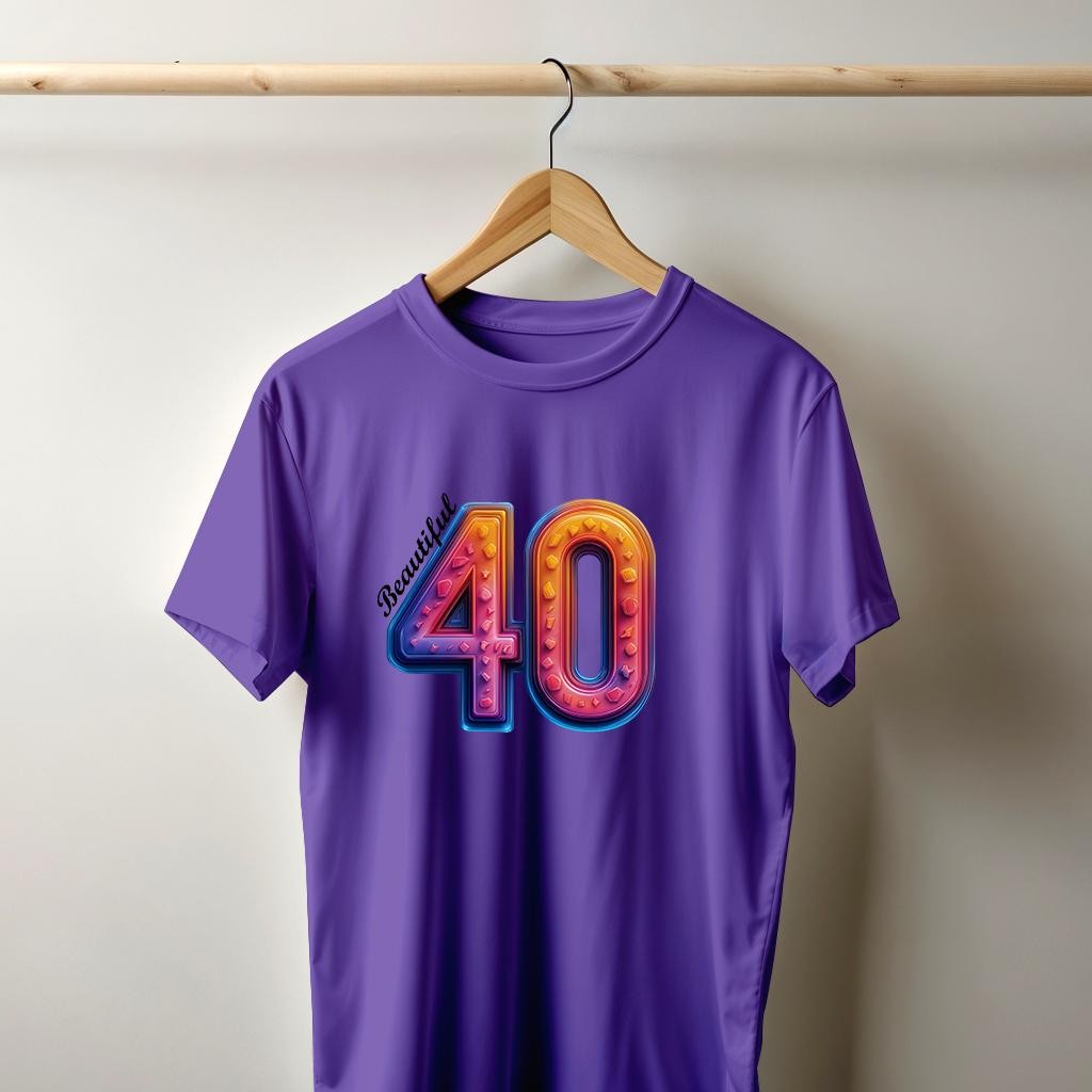 Camiseta Majica sa štampanim printom Cam 902, Muška, Lavanda