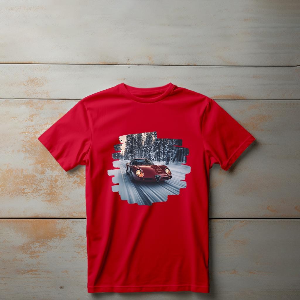 Camiseta Majica sa štampanim printom Cam 847, Dečija, Crvena