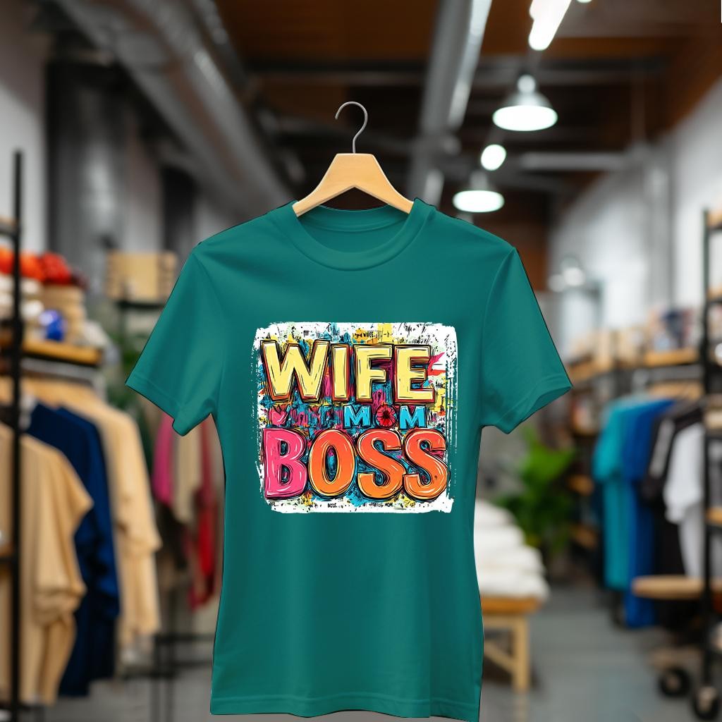 Camiseta Majica sa štampanim printom Cam 892, Ženska, Bambus