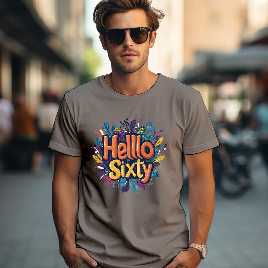 Camiseta Majica sa štampanim printom Cam 909, Muška, Svetlosiva