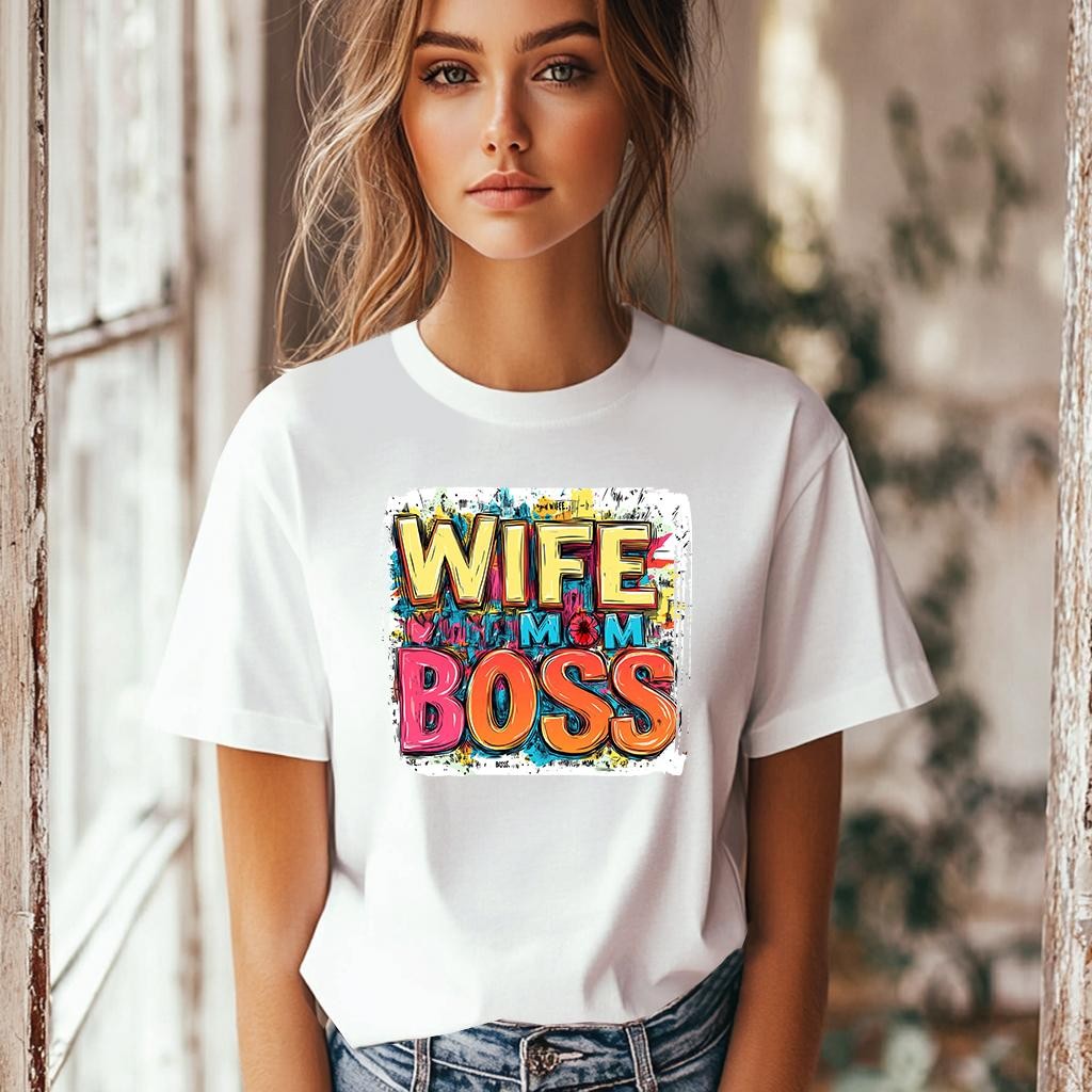 Camiseta Majica sa štampanim printom Cam 892, Ženska, Bela