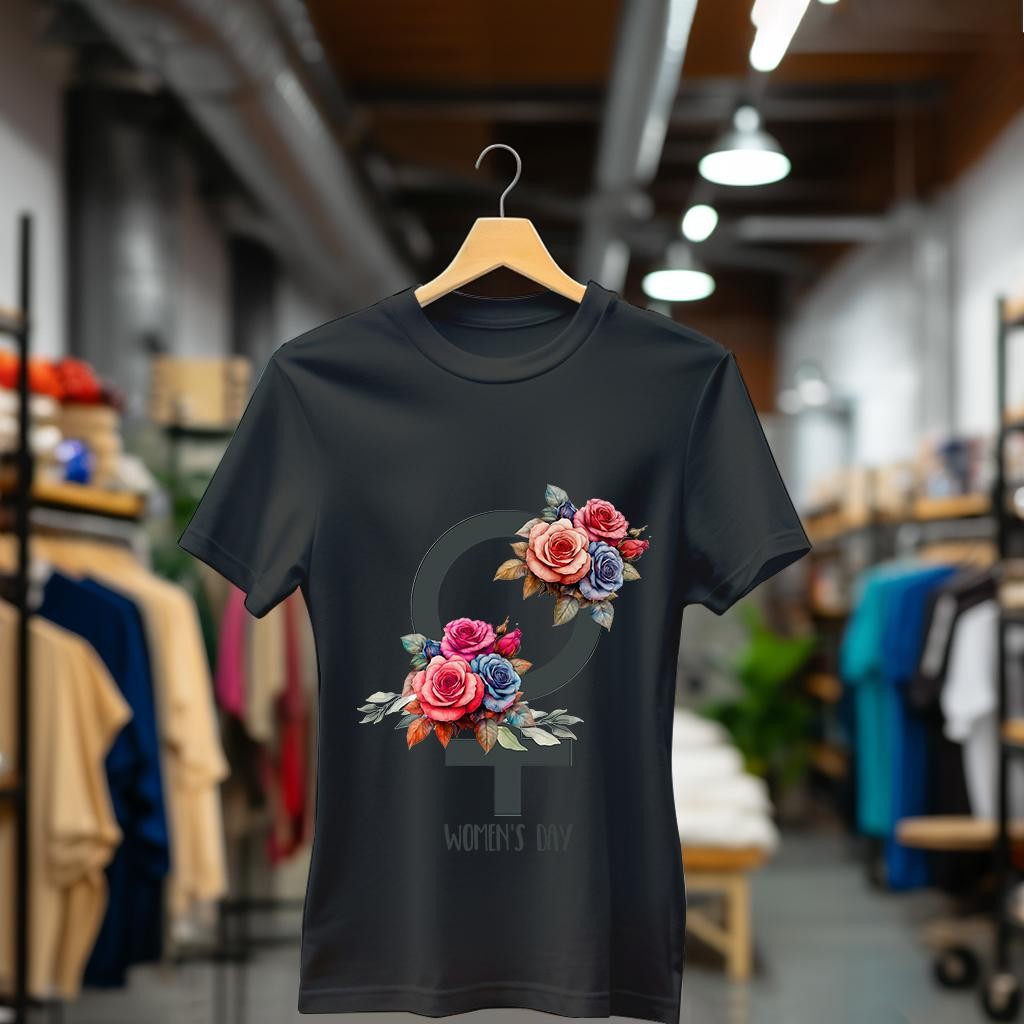 Camiseta Majica sa štampanim printom Cam 898, Ženska, Crna