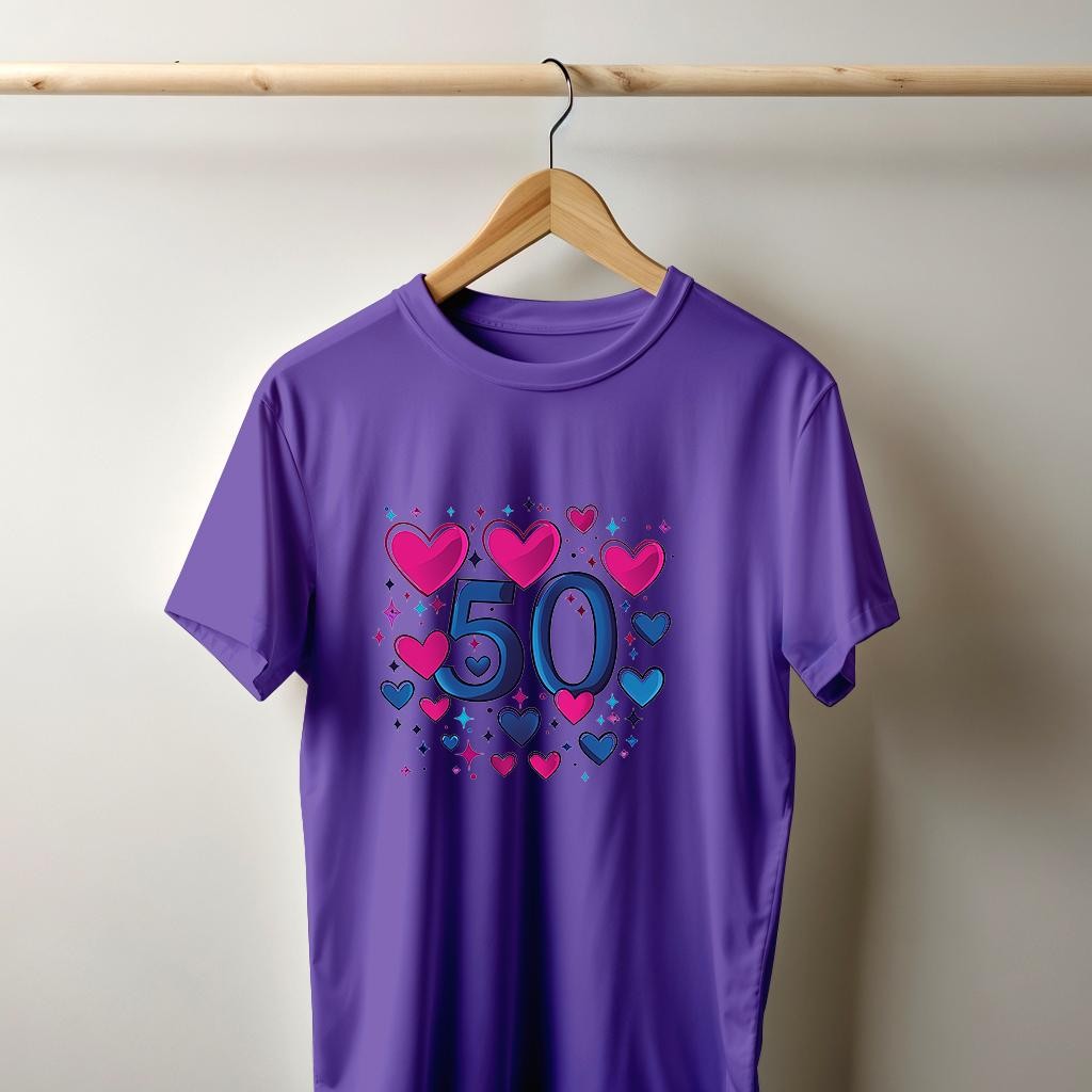 Camiseta Majica sa štampanim printom Cam 905, Muška, Lavanda