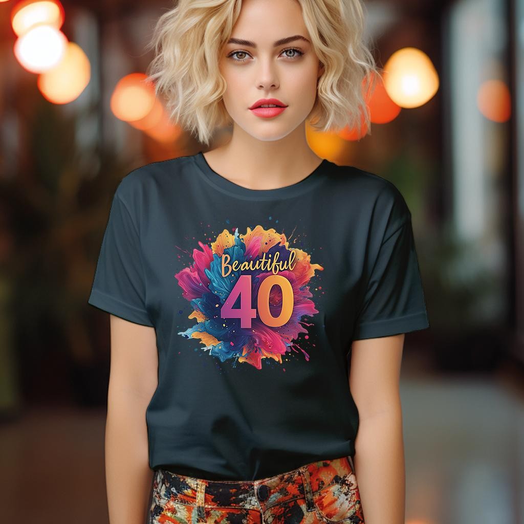 Camiseta Majica sa štampanim printom Cam 901, Ženska, Teksas