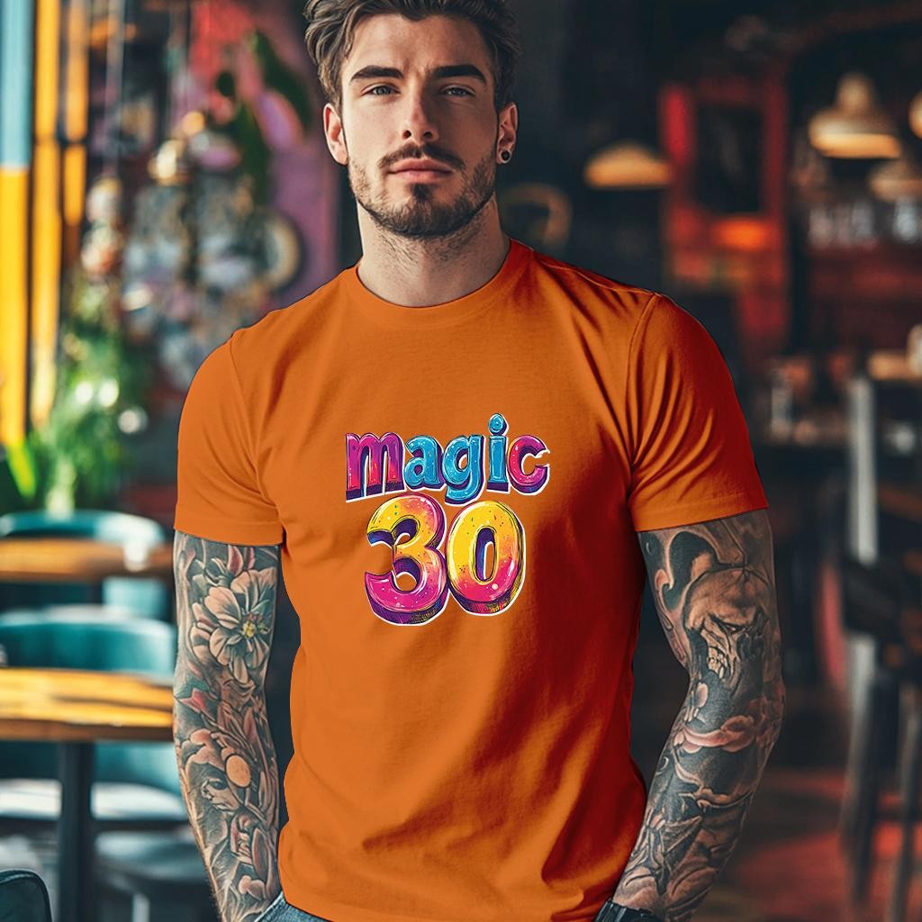 Camiseta Majica sa štampanim printom Cam 900, Muška, Narandžasta