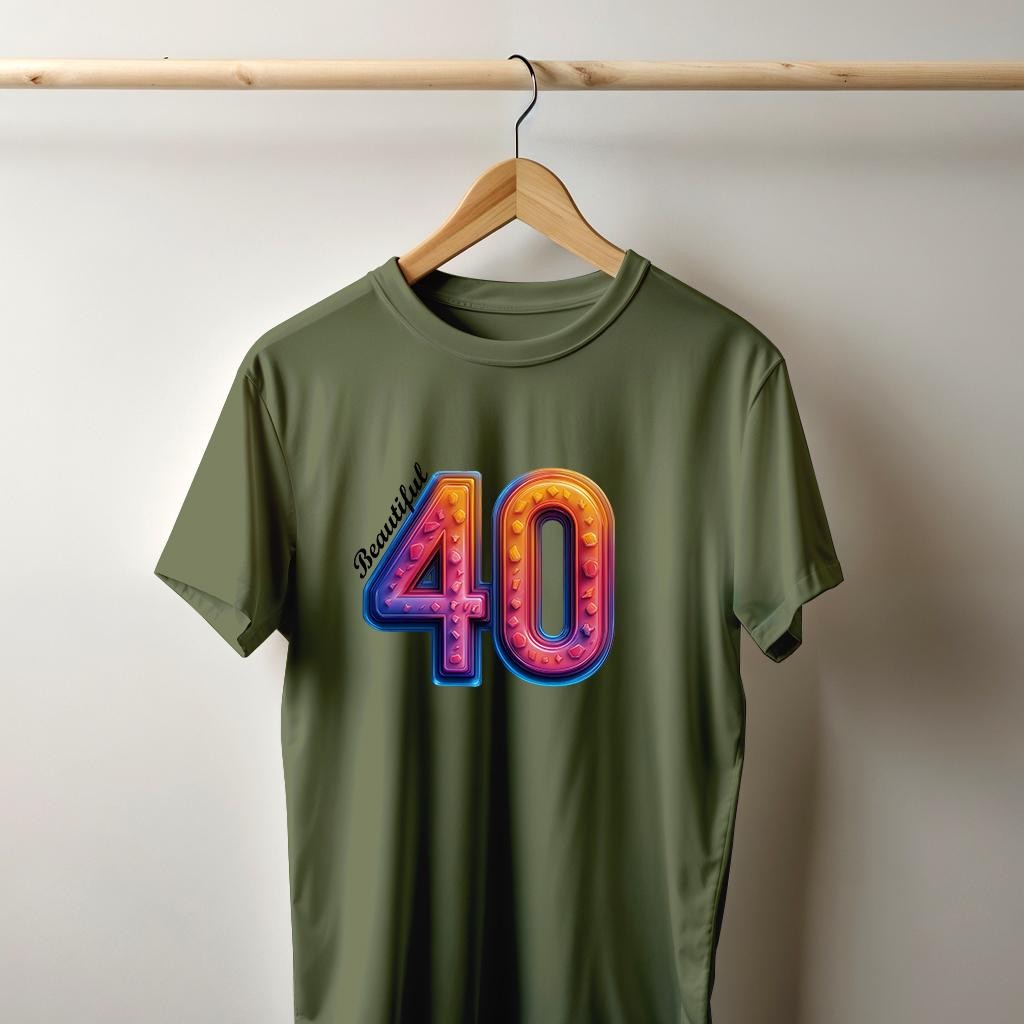 Camiseta Majica sa štampanim printom Cam 902, Muška, Kaki