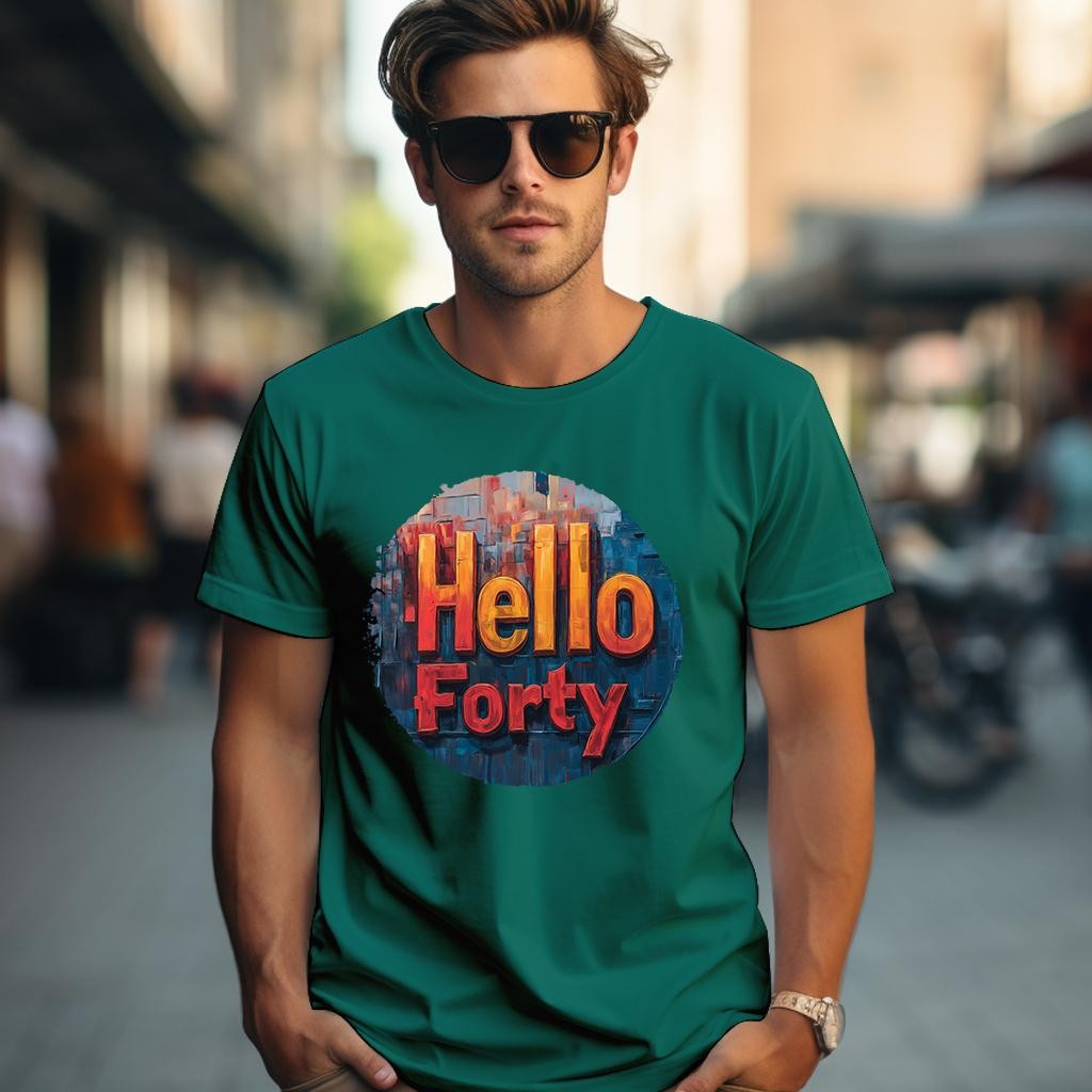 Camiseta Majica sa štampanim printom Cam 904, Muška, Bambus