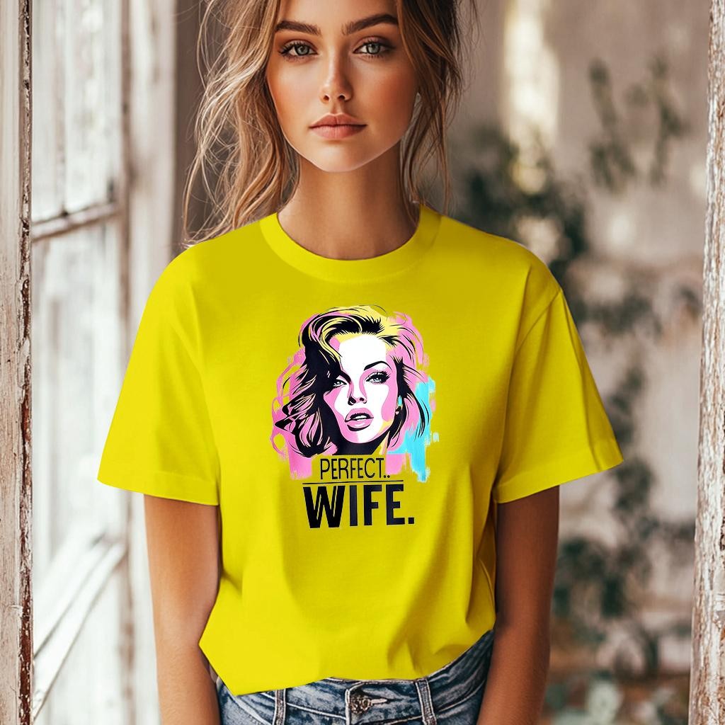 Camiseta Majica sa štampanim printom Cam 890, Ženska, Žuta