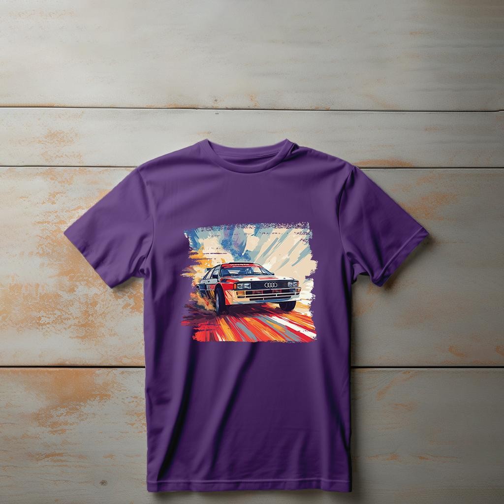 Camiseta Majica sa štampanim printom Cam 844, Dečija, Patlidžan