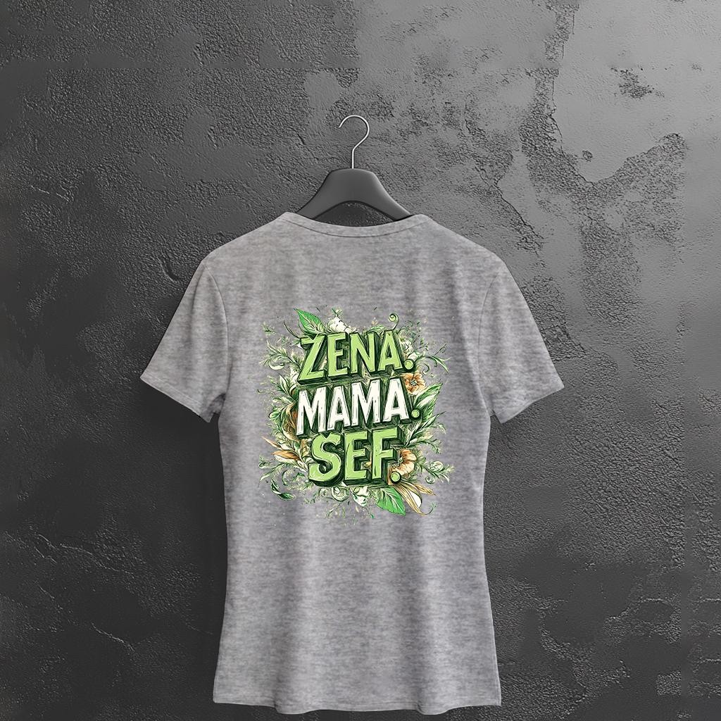 Camiseta Majica sa štampanim printom Cam 887, Ženska, Kalaj