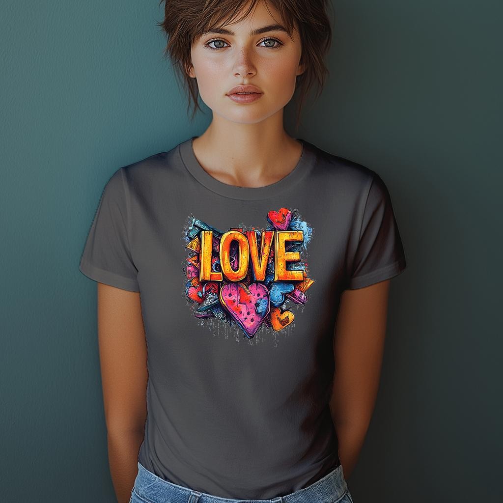 Camiseta Majica sa štampanim printom Cam 870, Ženska, Tamnosiva