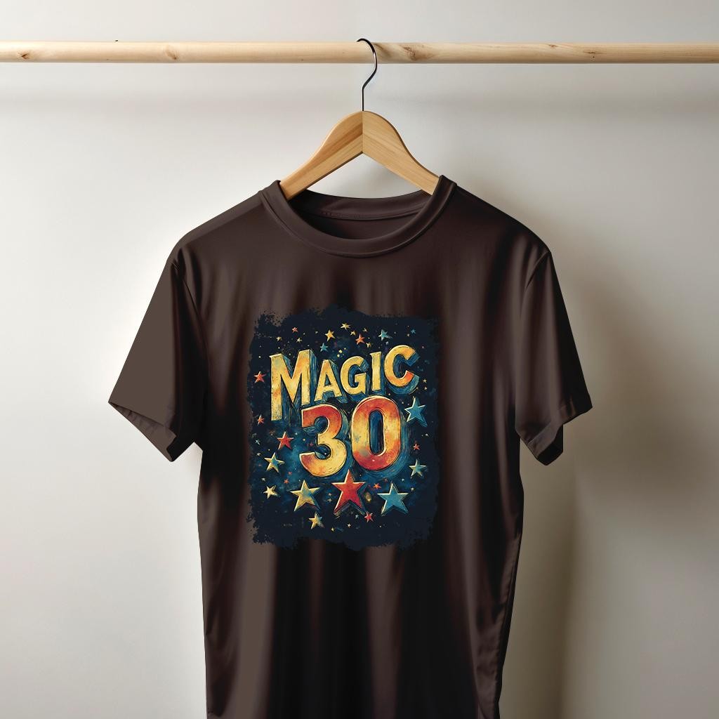 Camiseta Majica sa štampanim printom Cam 899, Muška, Čokolada