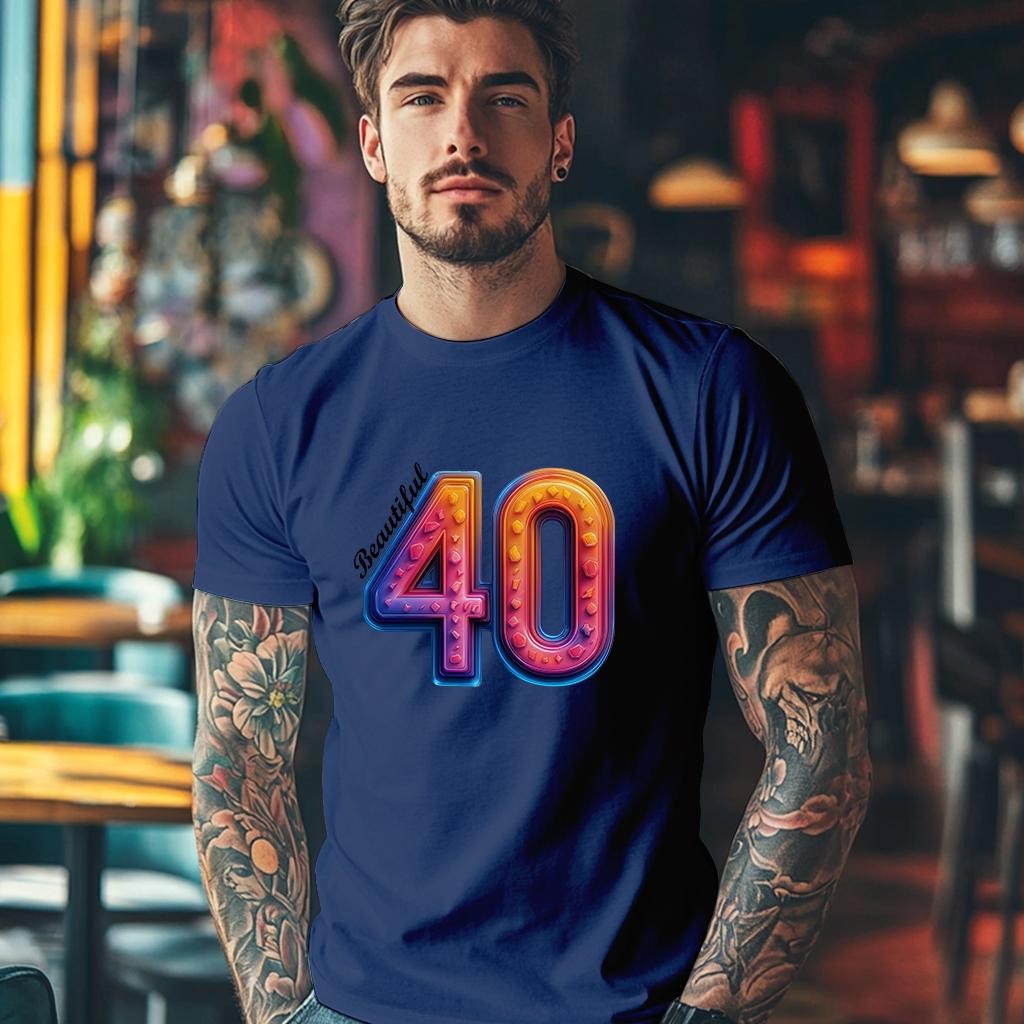 Camiseta Majica sa štampanim printom Cam 902, Muška, Indigo