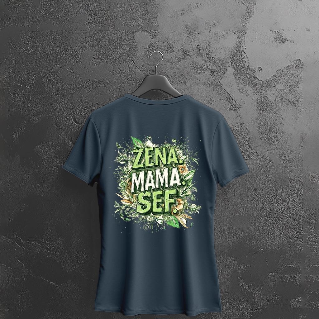 Camiseta Majica sa štampanim printom Cam 887, Ženska, Siva