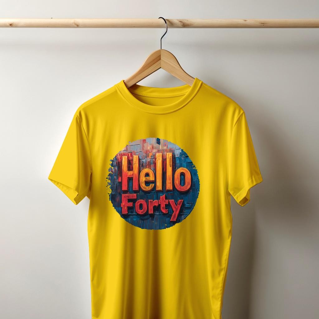 Camiseta Majica sa štampanim printom Cam 904, Muška, Zlatne boje