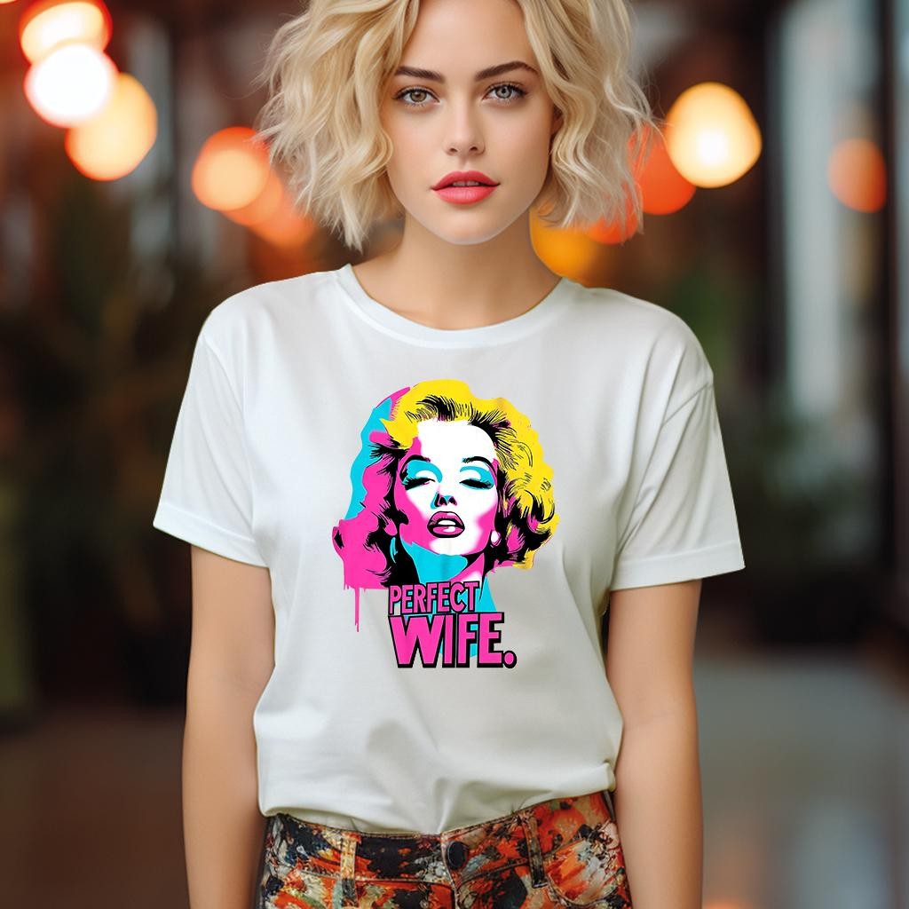 Camiseta Majica sa štampanim printom Cam 891, Ženska, Bela