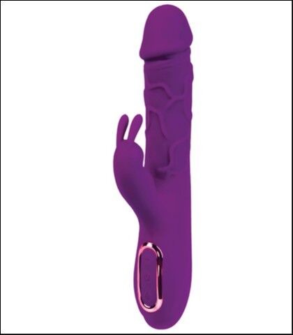 Fantasy Toys Vibrator sa zagrevanjem Helios, 22.5cm, Ljubičasti