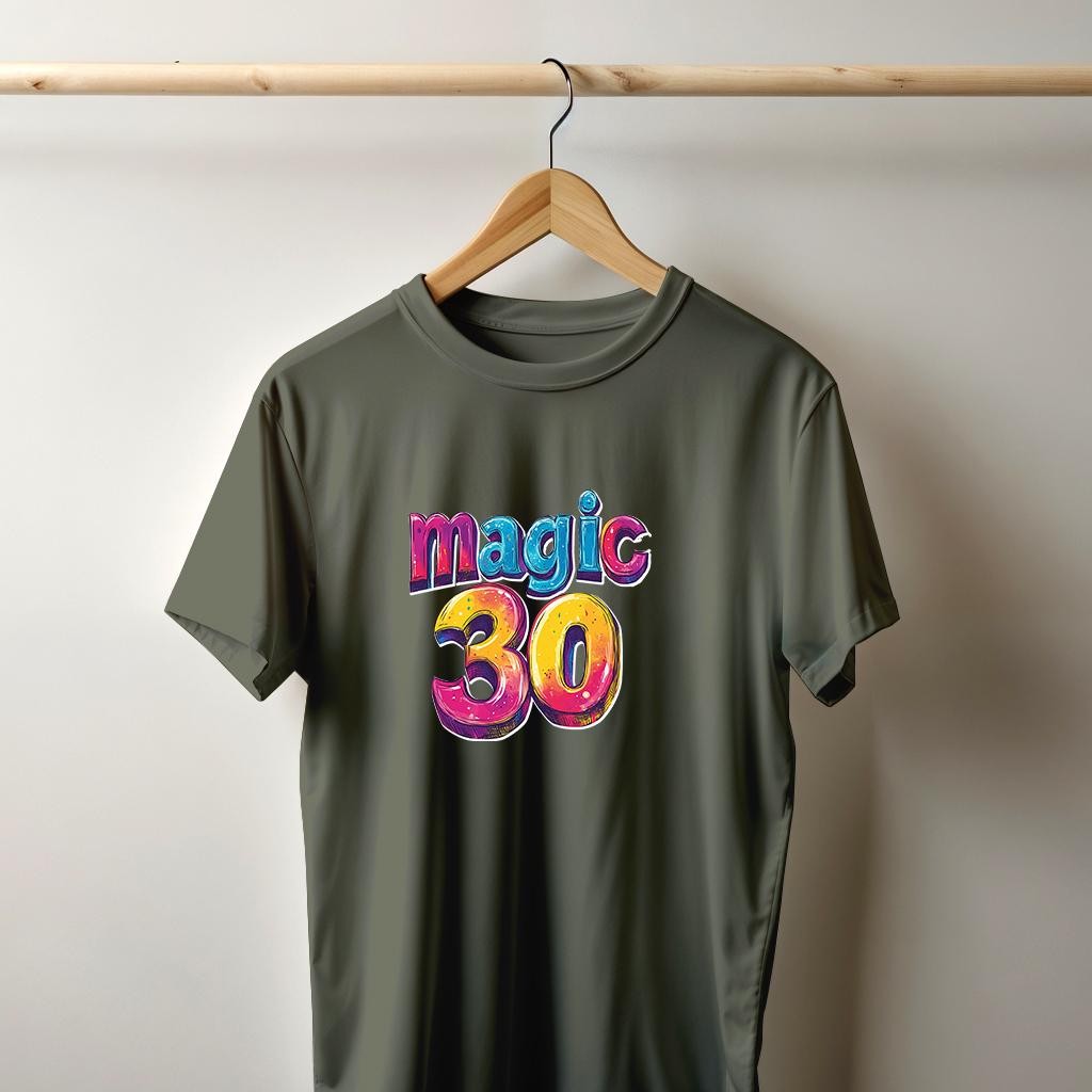 Camiseta Majica sa štampanim printom Cam 900, Muška, Maslina