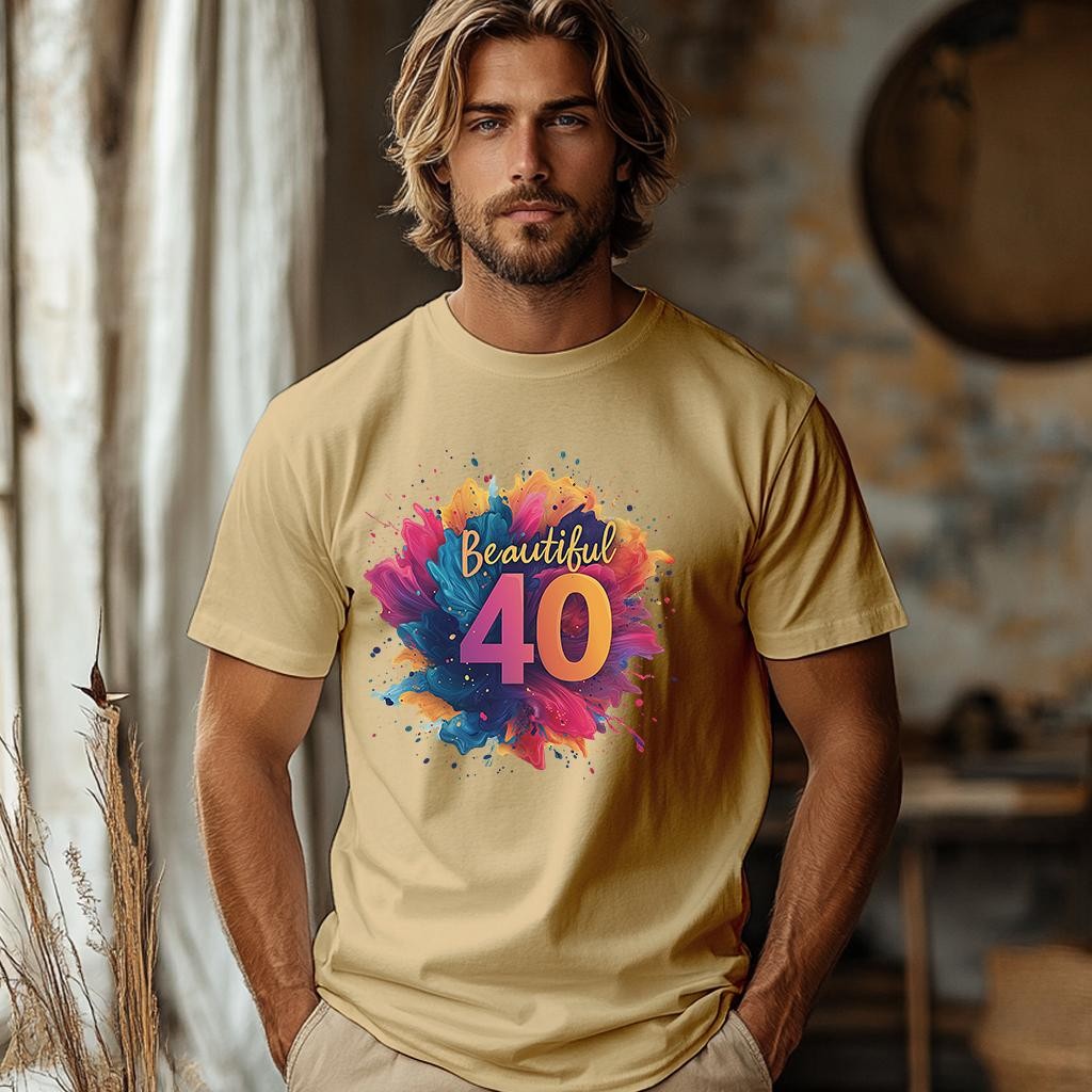 Camiseta Majica sa štampanim printom Cam 901, Muška, Pesak