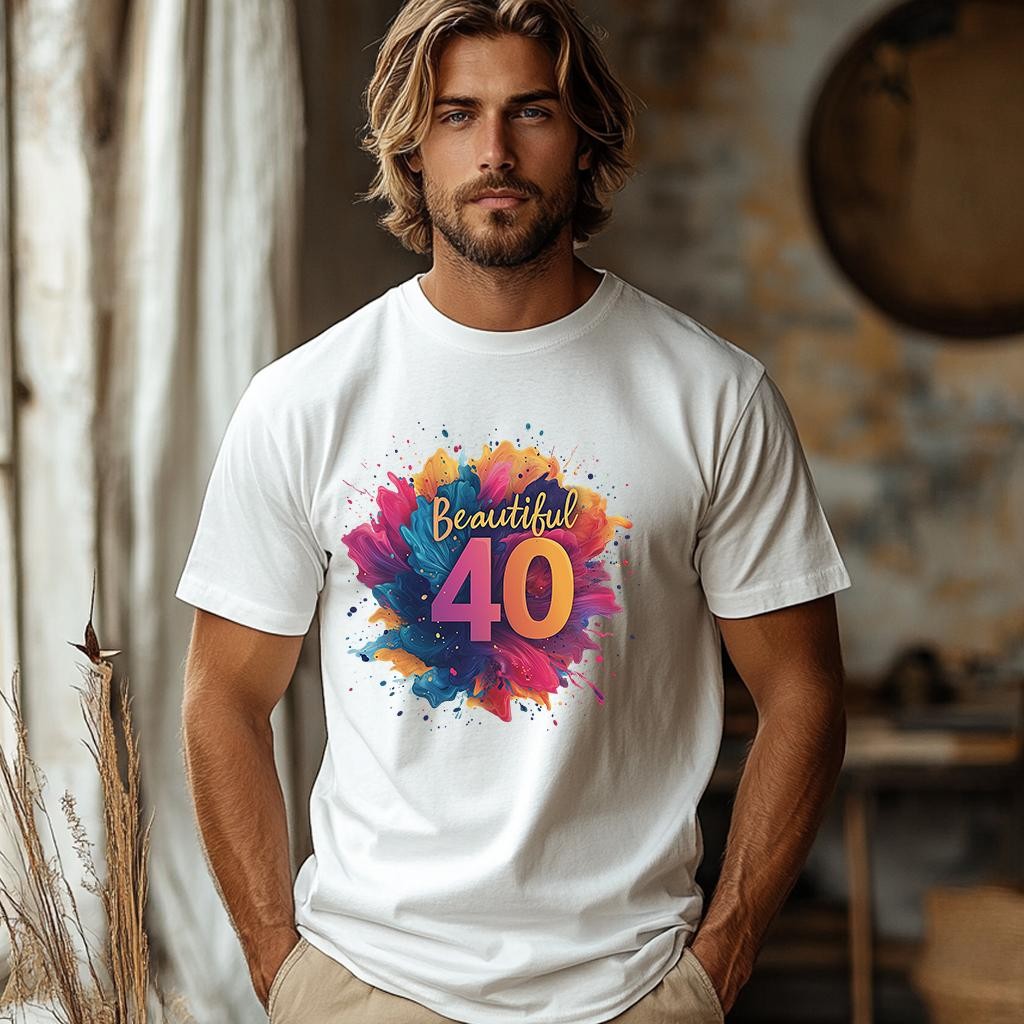 Camiseta Majica sa štampanim printom Cam 901, Muška, Bela