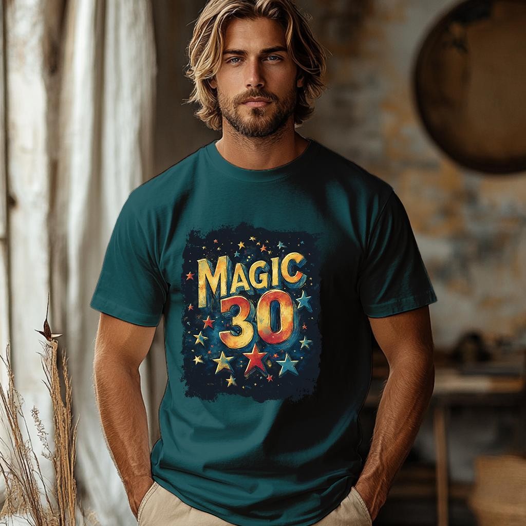 Camiseta Majica sa štampanim printom Cam 899, Muška, Petrolej