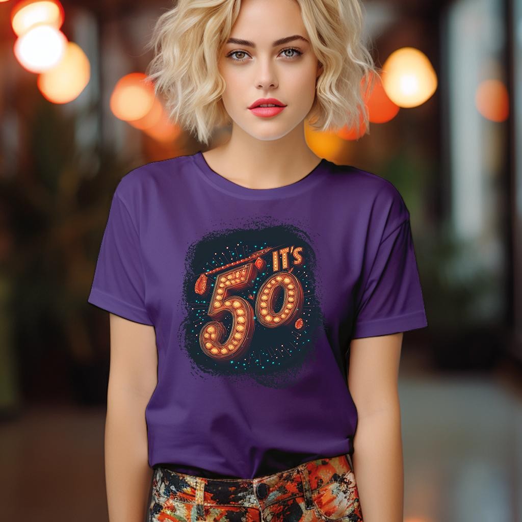 Camiseta Majica sa štampanim printom Cam 907, Ženska, Patlidžan