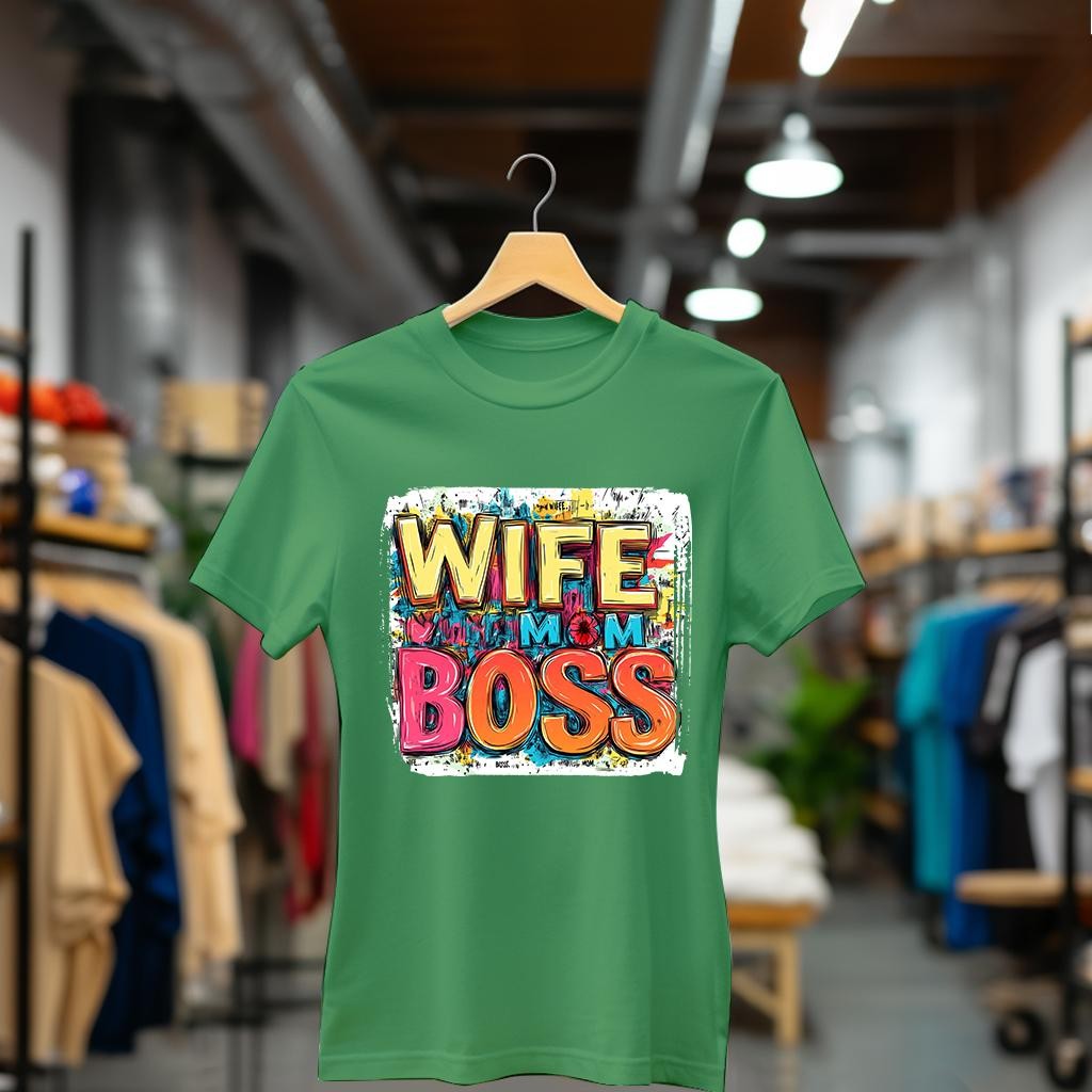 Camiseta Majica sa štampanim printom Cam 892, Ženska, Zelena