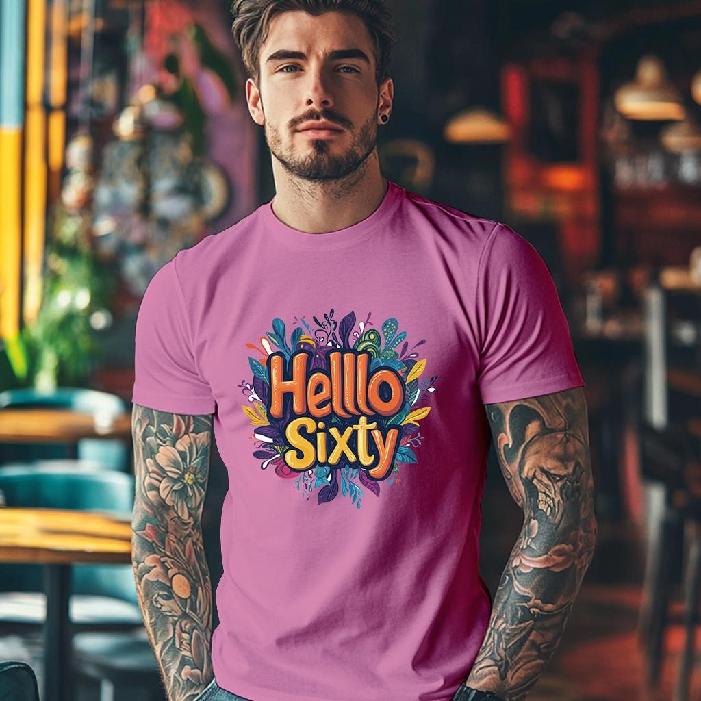 Camiseta Majica sa štampanim printom Cam 909, Muška, Orhideja