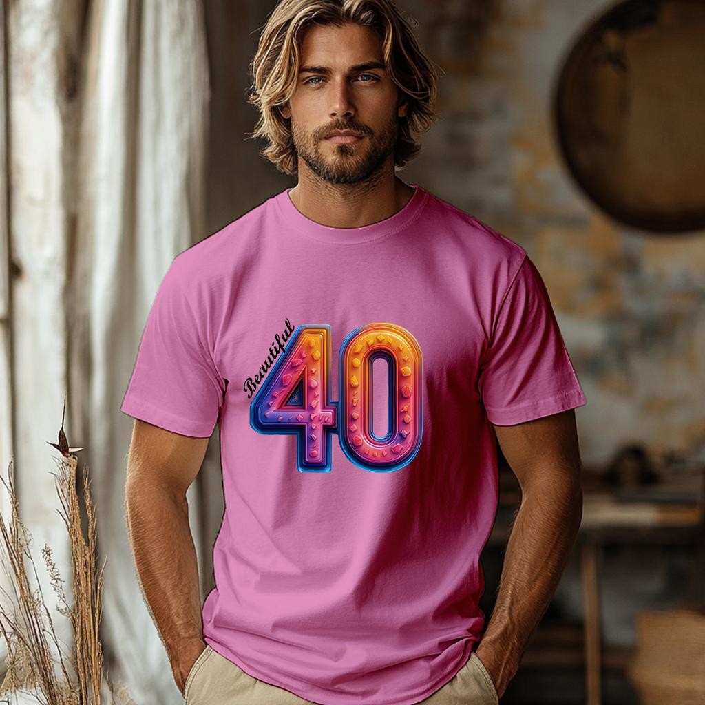 Camiseta Majica sa štampanim printom Cam 902, Muška, Orhideja