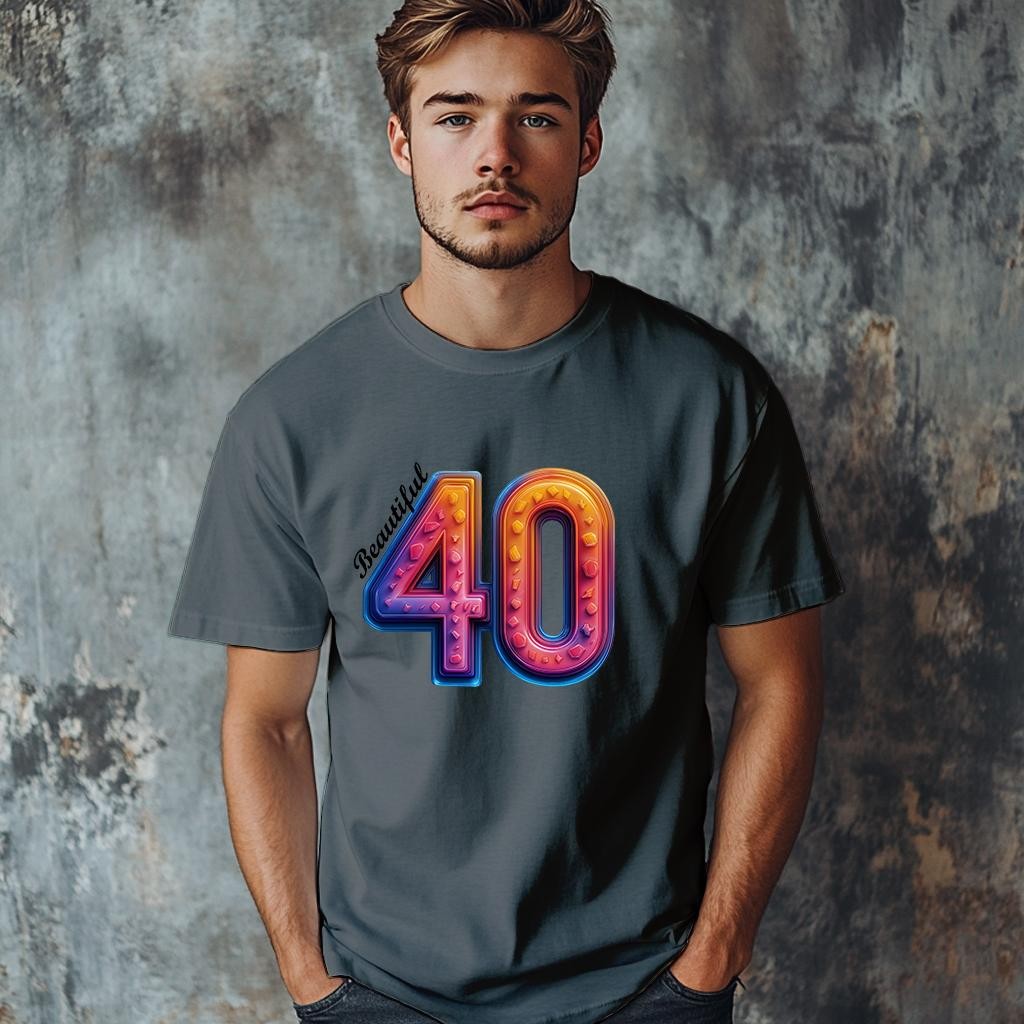 Camiseta Majica sa štampanim printom Cam 902, Muška, Tamnosiva