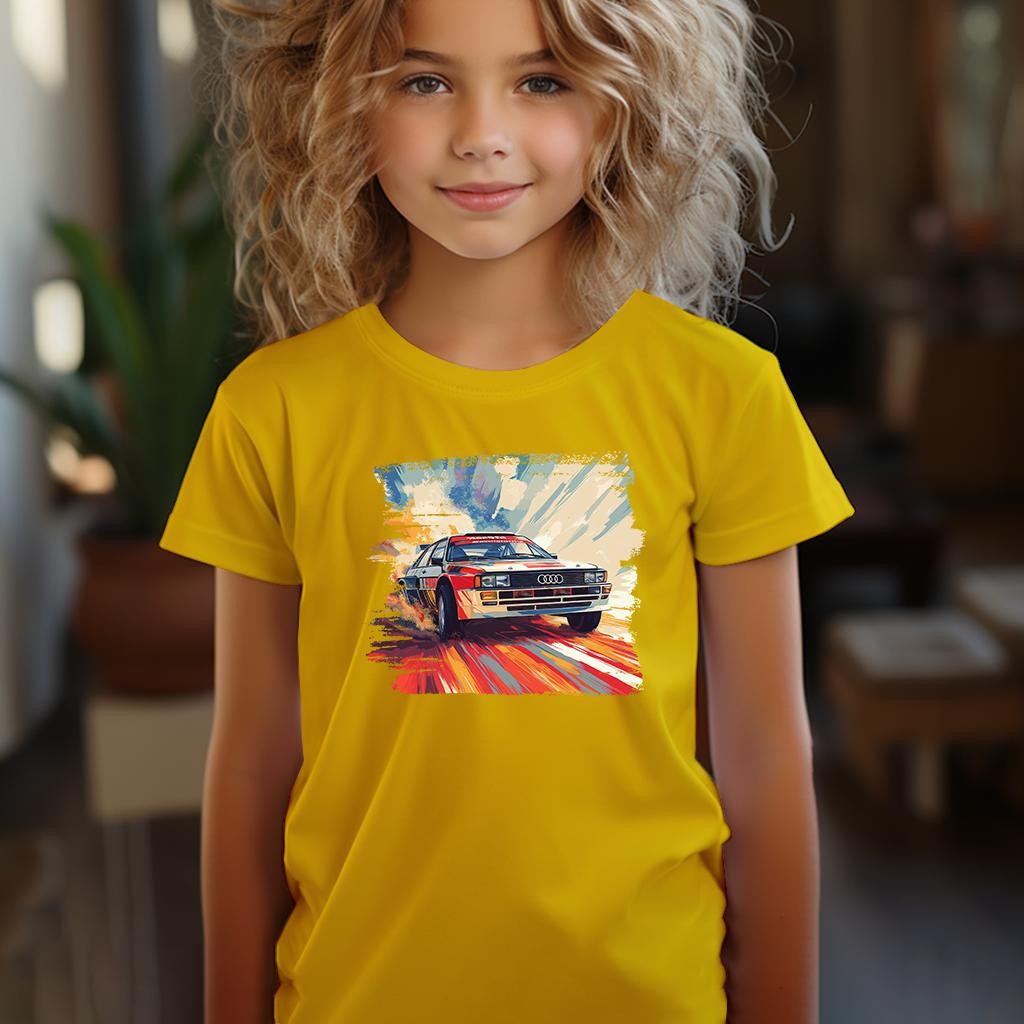 Camiseta Majica sa štampanim printom Cam 844, Dečija, Zlatne boje